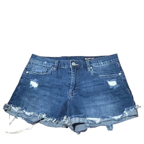 BLANKNYC Denim Slightly Distressed Blue Shorts - Picture 2 of 7